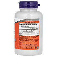 NOW Foods N-Acetil Cisteína (NAC) 600 mg 100 Cápsulas