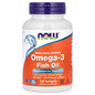 NOW Foods, Aceite de Pescado Omega-3, 1,000 mg, 180 EPA - 120 DHA, 100 Cápsulas Blandas