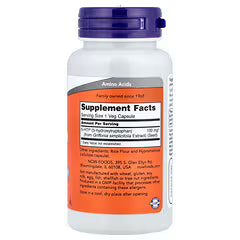 NOW Foods, 5-HTP, 100 mg, 60 Veg Capsules