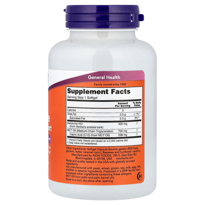 NOW Foods, Berberina para Suporte de Glicose, 90 Cápsulas