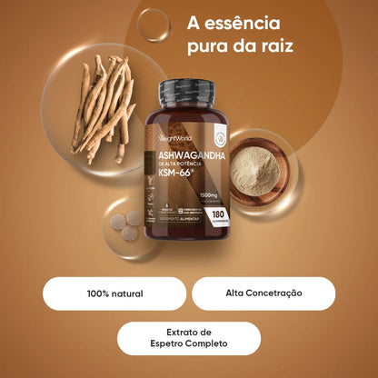 WeightWorld Ashwagandha KSM-66 1500 mg 180 cápsulas