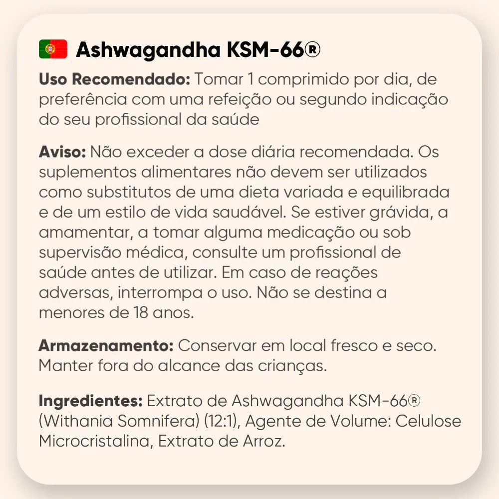 Ashwagandha KSM-66 1500 mg