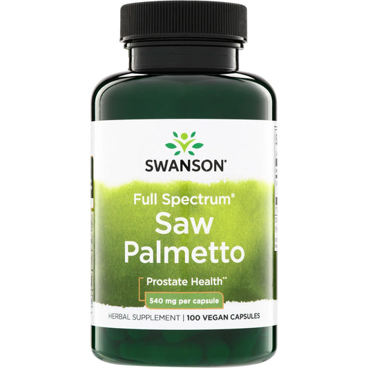 Swanson Full Spectrum Saw Palmetto 540 mg 100 Vegan Capsules