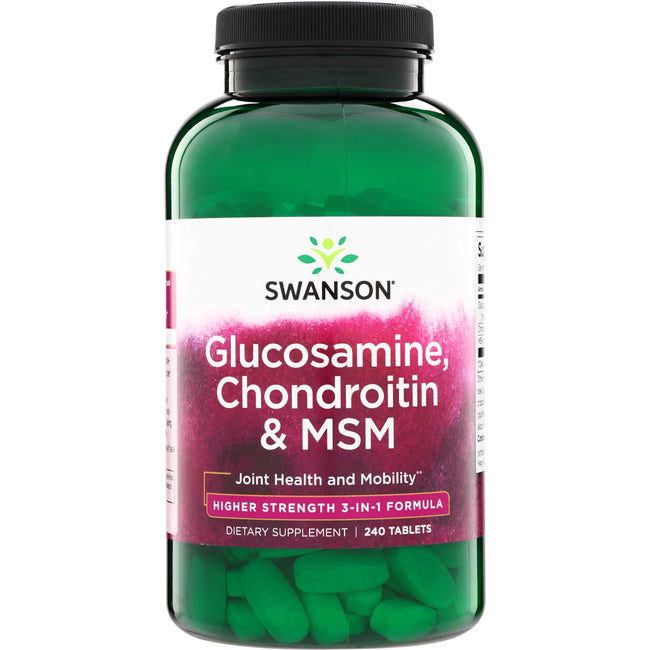 Swanson Glucosamine Chondroitin & MSM - Higher Strength Hover Image