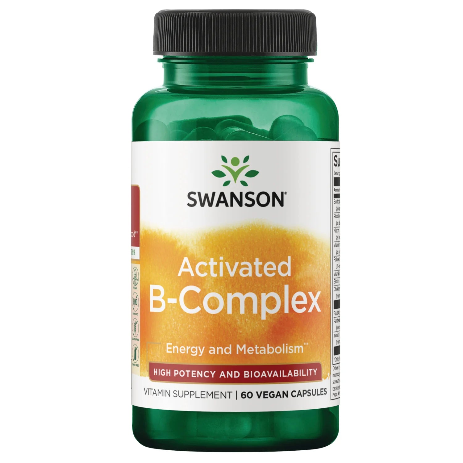 Swanson Activated B-Complex - High Bioavailability