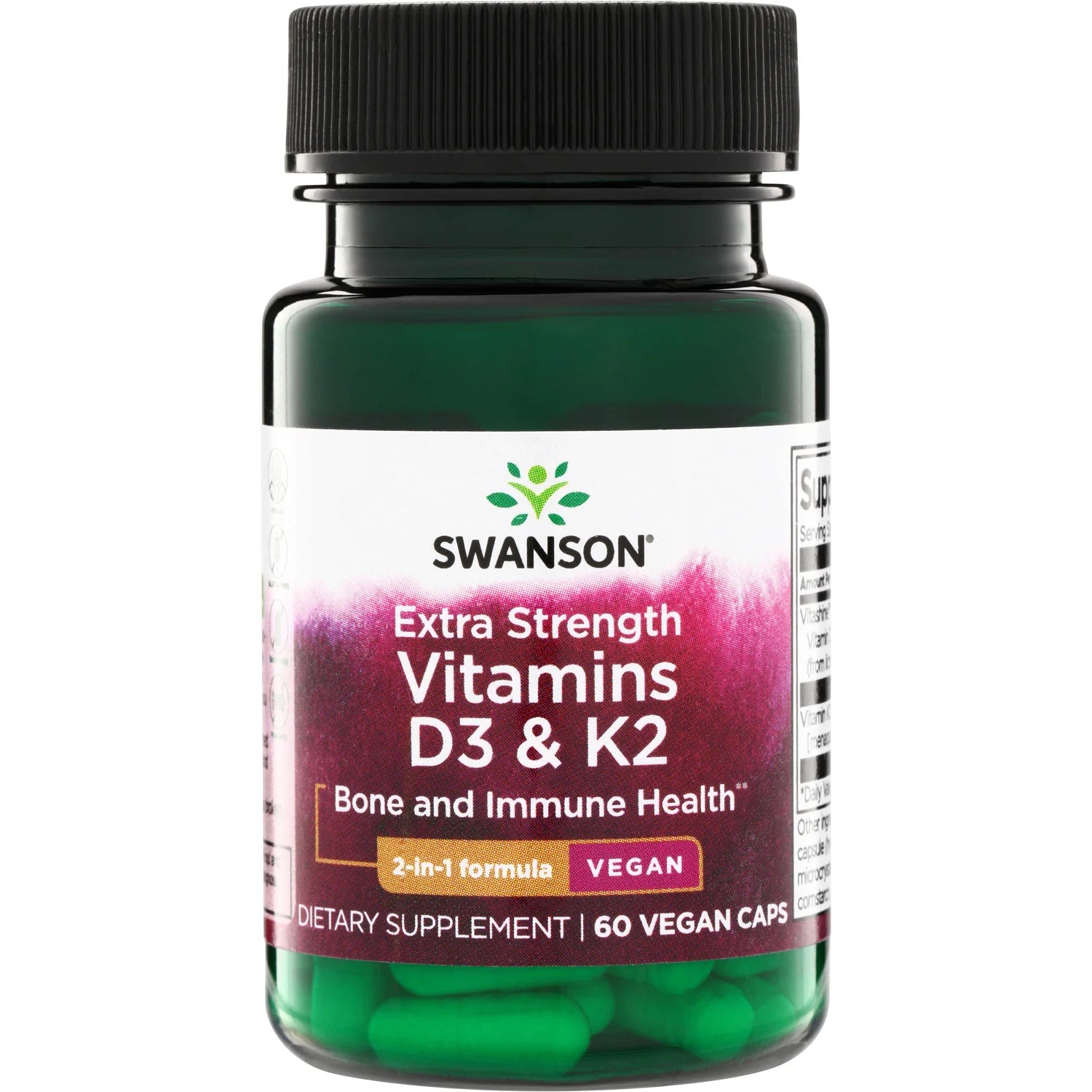 Swanson Extra Strength D3 & K2