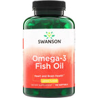Swanson Omega-3 Fish Oil - Lemon Flavor