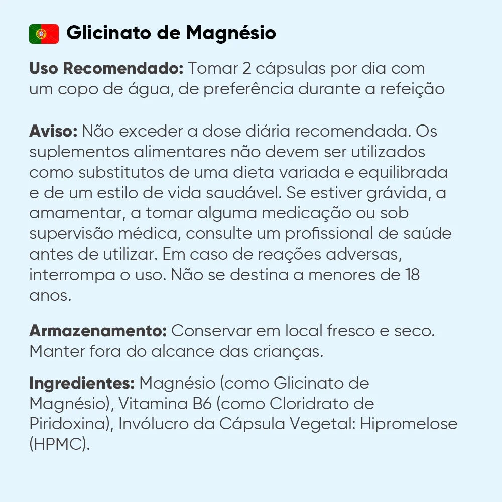 WeightWorld Magnesium Glycinate + Vitamin B6 – 1422 mg per serving – 180 capsules