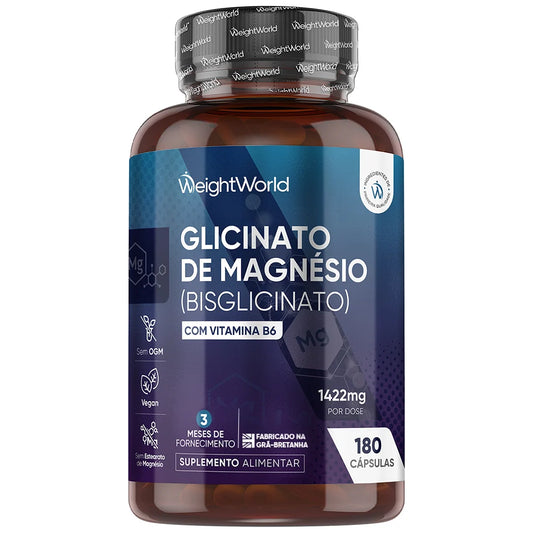 WeightWorld Glicinato de Magnésio + Vitamina B6 180 Capsules