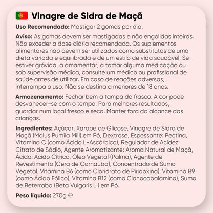 WeightWorld Vinagre de Cidra de Maçã Gomas 1000 mg 90 Gomas