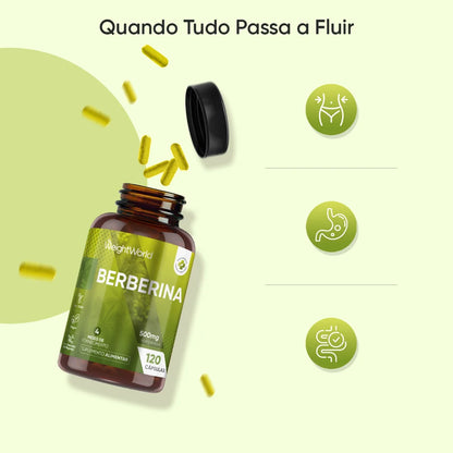 WeightWorld Berberina 500 mg 120 Cápsulas