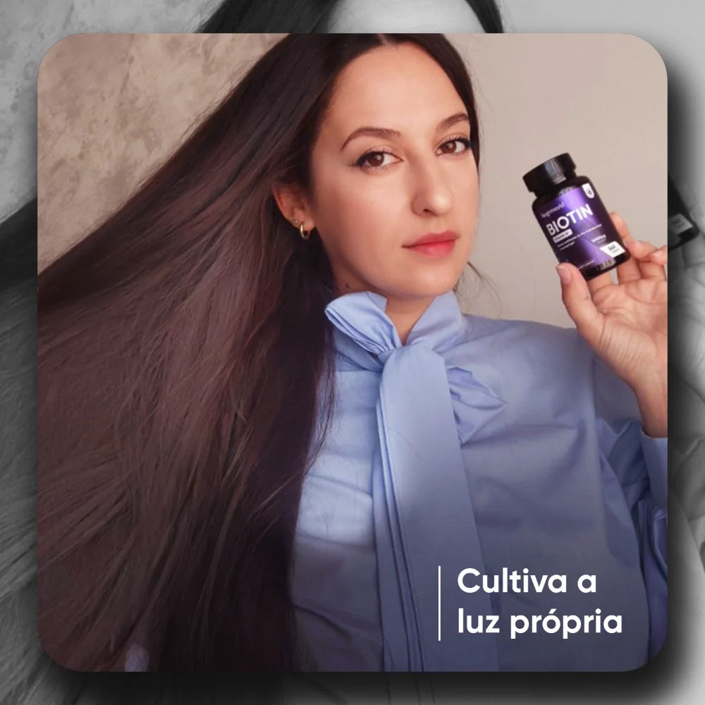 WeightWorld Biotina para Cabelo e Pele 12.000 mcg 365 comprimidos