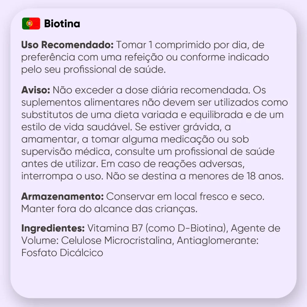 Biotin for Hair and Skin