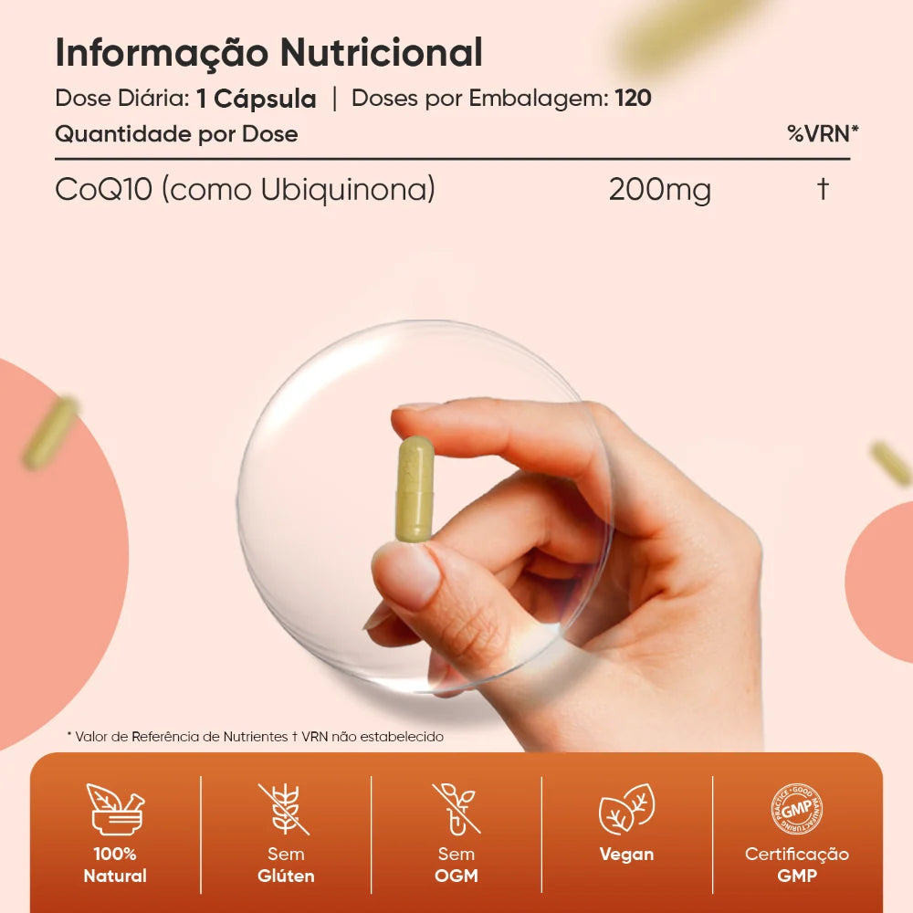 Coenzima Q10 de WeightWorld 200mg, 120 Cápsulas