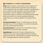 Vitamin D3 4000 IU + K2 125 mcg