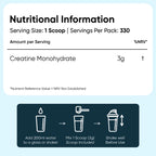 WeightWorld Creatine Monohydrate Micronised Unflavoured Powder - 1kg Powder