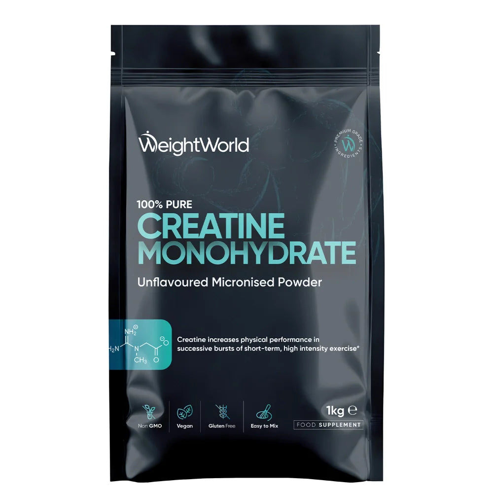 WeightWorld Creatina Monohidratada Micronizada en Polvo Sin Sabor - 1 kg
